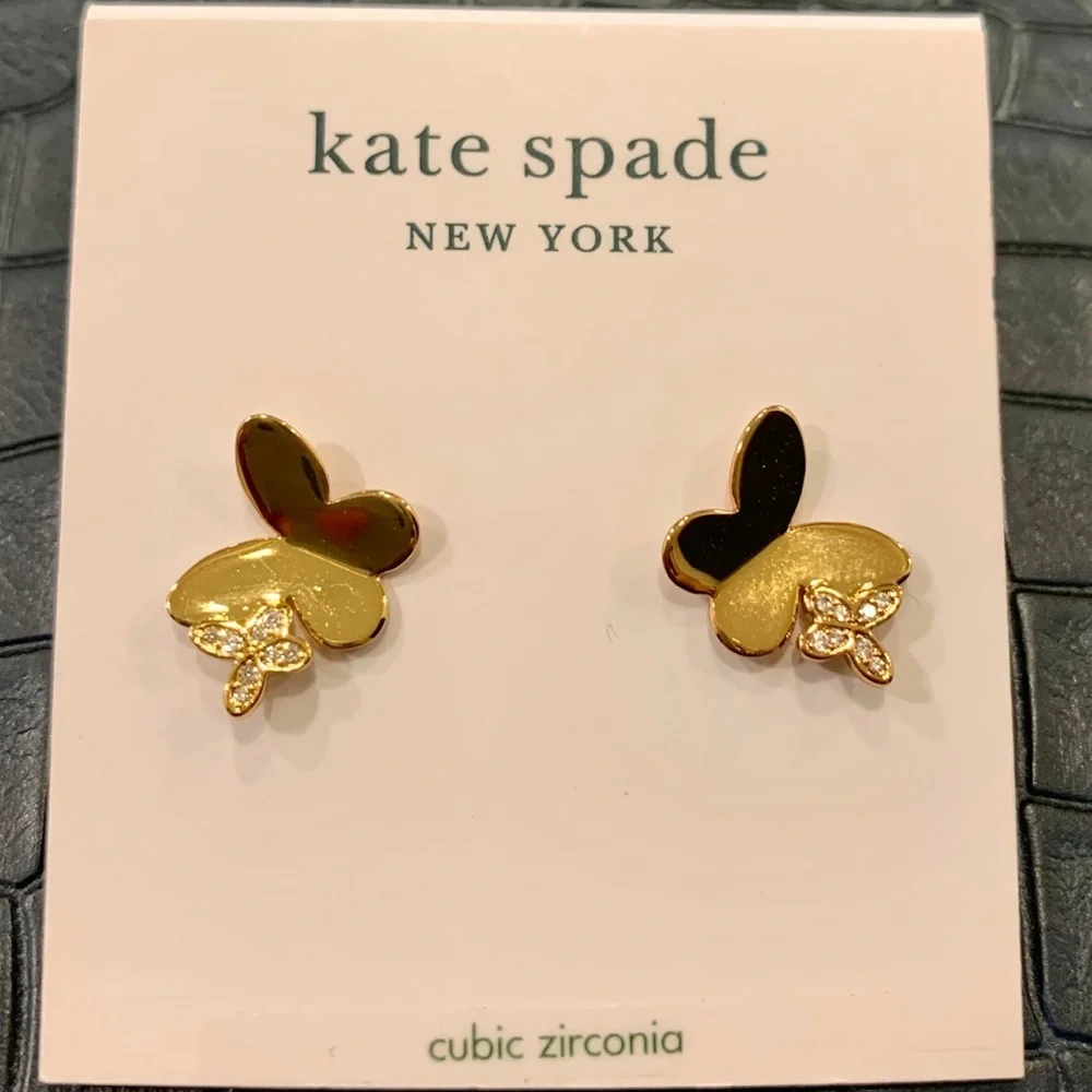 kate spade ♠️ NY in a flutter 🦋 stud earrings